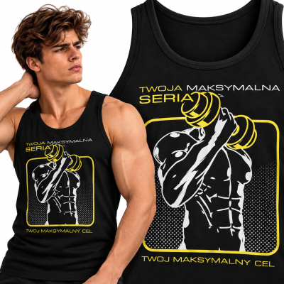 TANK TOP NA SIŁOWNIĘ MAKSYMALNA SERIA